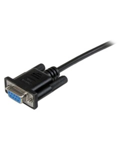StarTech.com Cavo Seriale RS232   DB9 Null Modem da 2m - nero Femmina Femmina 2