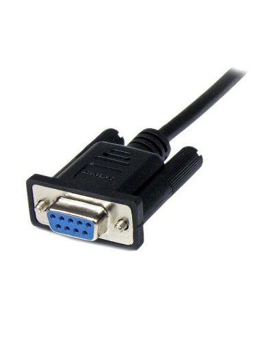 StarTech.com Cavo seriale null modem DB9 RS232 nero 1 m - F M