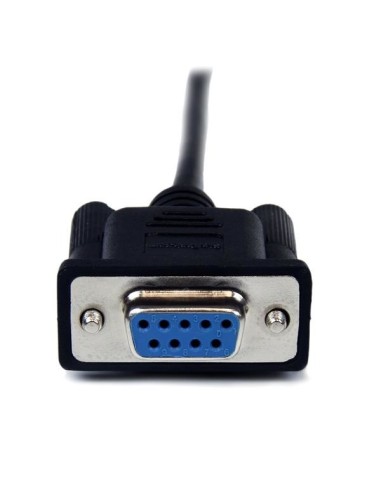 StarTech.com Cavo seriale null modem DB9 RS232 nero 1 m - F M