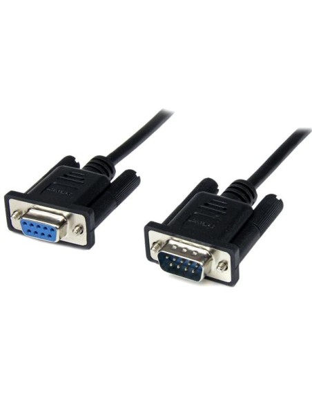 StarTech.com Cavo seriale null modem DB9 RS232 nero 2 m - F M