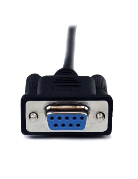 StarTech.com Cavo seriale null modem DB9 RS232 nero 2 m - F M