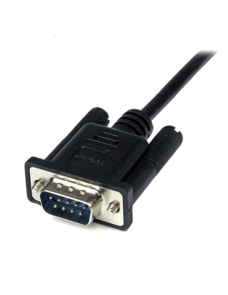 StarTech.com Cavo seriale null modem DB9 RS232 nero 2 m - F M