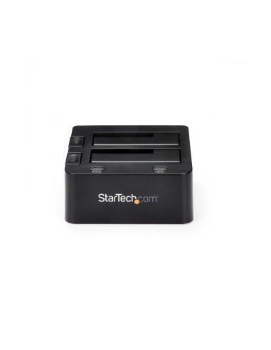 StarTech.com Docking Station USB 3.0 per doppio Hard Disk SSD   SATA da 2.5"   3.5" con UASP