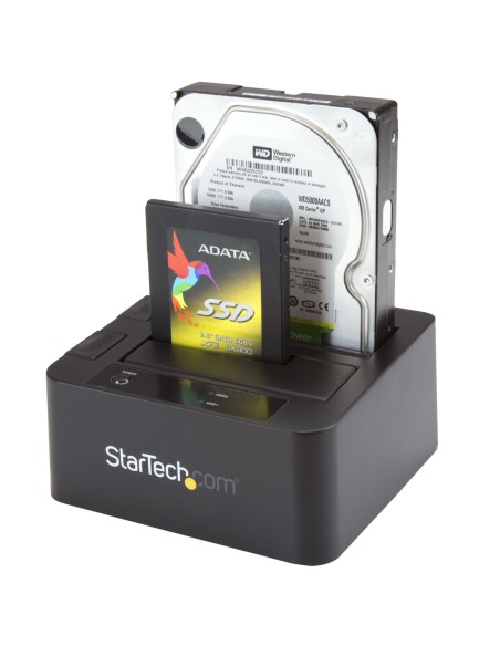 StarTech.com Docking Station USB 3.0 per doppio Hard Disk SATA   eSATA SSD da 2,5" 3,5" con UASP