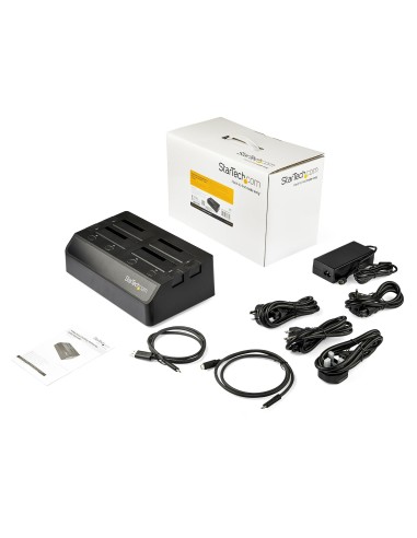 StarTech.com Docking Station per 4 HDD SSD SATA da 2,5 3,5" - Dock USB 3.1 (10Gbps) con UASP