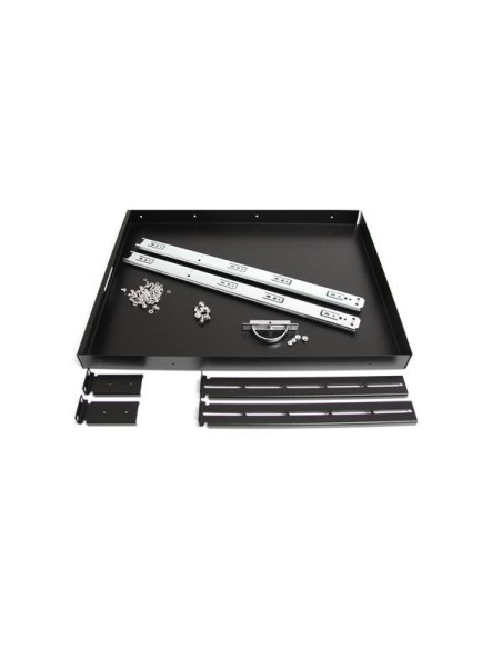 StarTech.com Ripiano scorrevole per armadio server rack 55,8 cm di colore nero