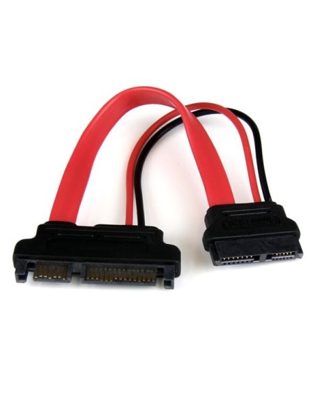StarTech.com Adattatore slimline SATA a SATA con alimentazione 15 cm - F M