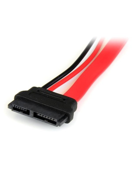 StarTech.com Adattatore slimline SATA a SATA con alimentazione 15 cm - F M
