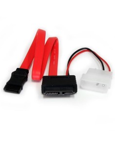 StarTech.com Adattatore cavo slimline SATA a SATA e alimentazione LP4 30,5 cm