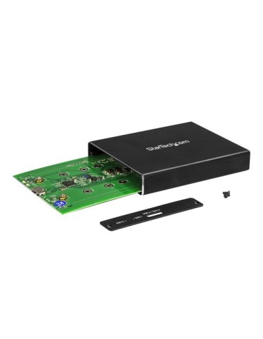 StarTech.com Box Esterno USB 3.1 (10Gbit s) a 2 Slot - Enclosure M.2 NGFF SSD SATA - RAID