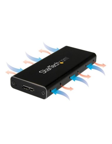 StarTech.com Box Esterno mSATA in alluminio USB 3.1 (10Gbps)