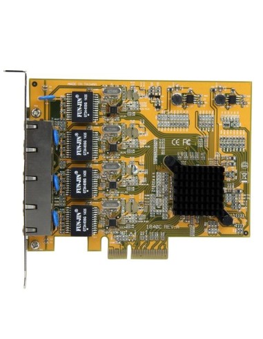 StarTech.com Adattatore Scheda di Rete Ethernet Gigabit PCI express PCIe NIC a 4 porte