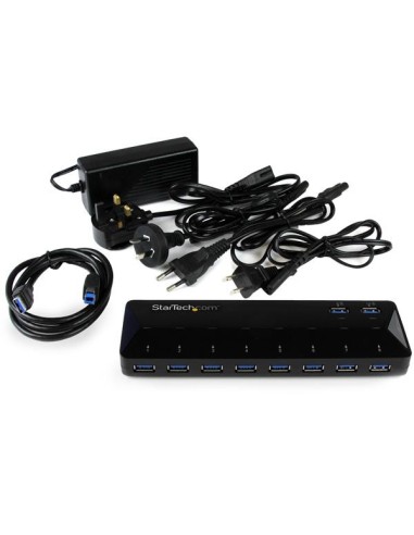 StarTech.com Hub USB 3.0 a 10 Porte di Ricarica e Sincronizzazione - 2 Porte x 1,5 Amp