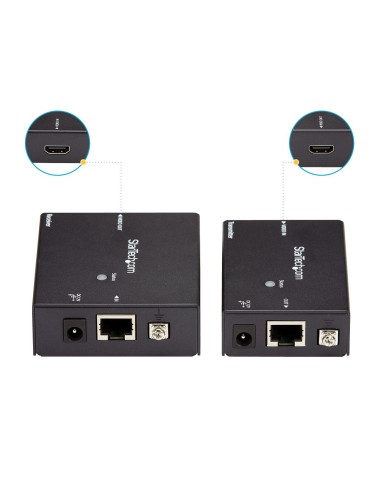 StarTech.com Extender HDMI HDBaseT su CAT5e - Alimentazione via cavo - Ultra HD 4K