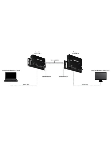 StarTech.com Extender HDMI su CAT5e   CAT6 100 m - HDMI su CAT5e - HDBaseT Extender - 4K 30Hz - HDMI Video Extender