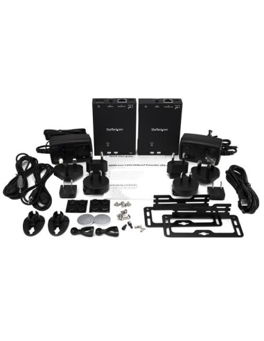 StarTech.com Extender HDMI HDBaseT via Cat 5 fino a 90m con hub USB a 4 porte - Ultra HD 4K