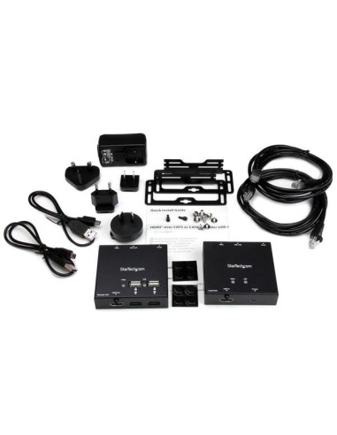 StarTech.com Extender HDMI via CAT6 con hub USB a 4 porte - 50m - 1080p