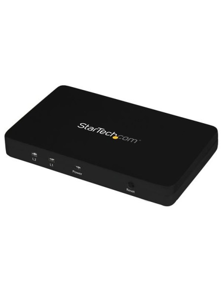 StarTech.com Sdoppiatore Splitter HDMI 4k 30hz 1x2 porte con custodia in alluminio