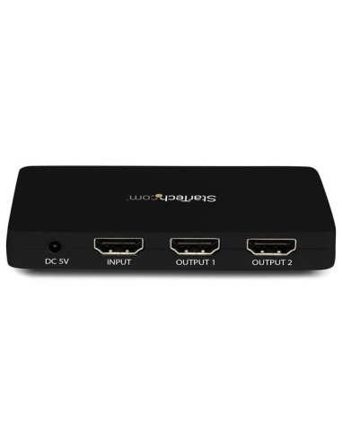 StarTech.com Sdoppiatore Splitter HDMI 4k 30hz 1x2 porte con custodia in alluminio