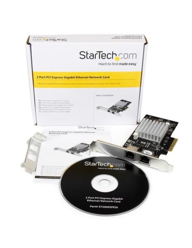 StarTech.com Scheda adattatore server di rete Gigabit Ethernet PCI Express (PCIe x4) a due porte - Intel i350 NIC