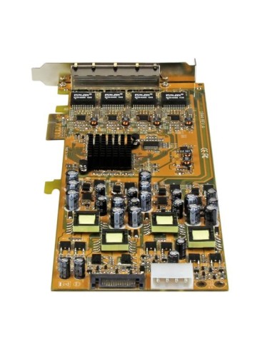 StarTech.com Scheda di rete PCIe Gigabit Power over Ethernet a 4 porte - Adattatore PCI express PSE   POE - NIC