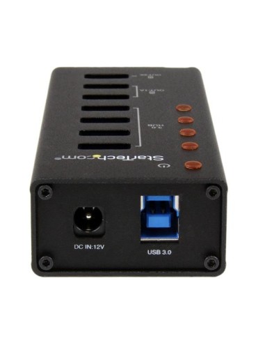 StarTech.com Hub USB 3.0 alimentato a 4 porte con 3 porte di ricarica USB dedicate (2 x 1A e 1 x 2A) - Box esterno in metallo