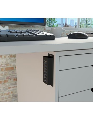 StarTech.com Hub USB 3.0 alimentato a 4 porte con 3 porte di ricarica USB dedicate (2 x 1A e 1 x 2A) - Box esterno in metallo