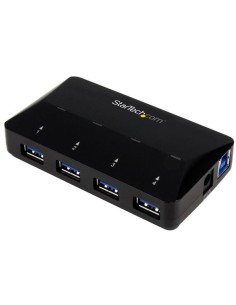 StarTech.com Hub USB 3.0 a 4 Porte con Porta di Ricarica Dedicata - 1 Porta x 2,4 Amp