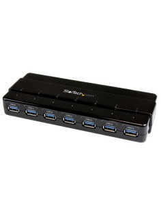 StarTech.com HUB USB 3.0 a 7 porte alimentato - Perno e concentratore USB 3.0 ultra veloce - Nero