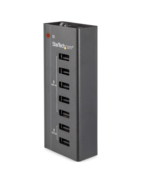 StarTech.com Stazione Ricarica a 7 porte USB con 5x Porte 1A e 2x Porte 2A