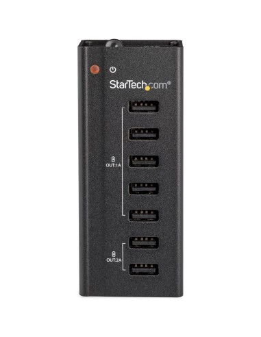 StarTech.com Stazione Ricarica a 7 porte USB con 5x Porte 1A e 2x Porte 2A