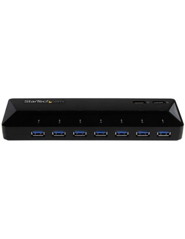 StarTech.com Hub USB 3.0 a 7 Porte con Porte di Ricarica Dedicate - 2 Porte x 2,4 Amp