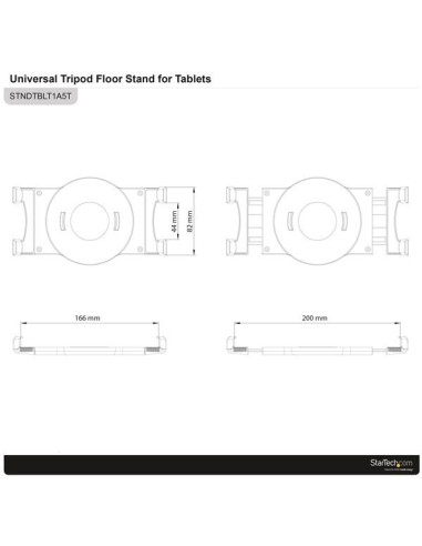 StarTech.com Cavalletto Treppiedi Tablet