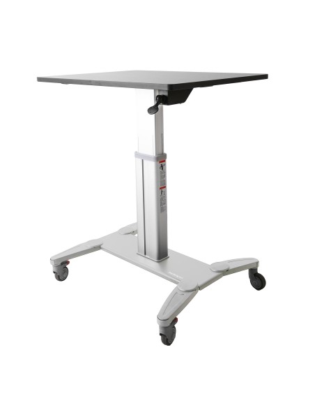 StarTech.com Workstation mobile (seduto in piedi) - Regolabile in Altezza con superficie di lavoro da 31,5"