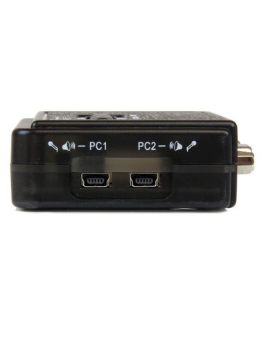 StarTech.com Switch KVM a 2 porte VGA USB con audio e cavi - Commutatore VGA USB a doppia porta