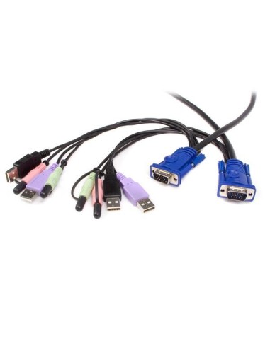 StarTech.com Switch KVM cavo VGA USB 2 porte con audio