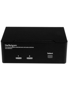 StarTech.com Switch KVM a 2 porte DisplayPort per doppio Monitor - 4k 60hz 2
