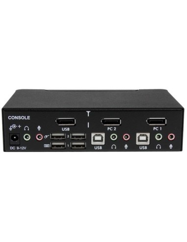 StarTech.com Switch KVM DisplayPort USB professionale a 2 porte con audio