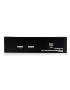 StarTech.com Switch KVM DVI USB 2 porte, con audio e hub USB 2.0 2