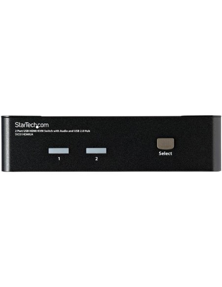 StarTech.com Switch KVM HDMI USB 2 porte, con audio e hub USB 2.0