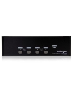 StarTech.com Switch KVM Dual DVI USB 4 porte con audio e hub USB 2.0 2