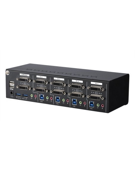 StarTech.com Switch KVM DVI a 4 porte Dual-Monitor Dual-Link con Hub USB 3.0