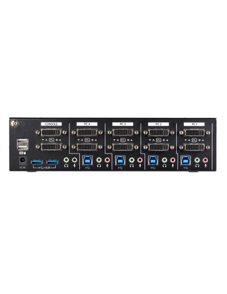 StarTech.com Switch KVM DVI a 4 porte Dual-Monitor Dual-Link con Hub USB 3.0