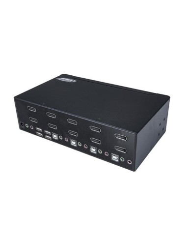StarTech.com Switch KVM a 4 porte per Dual DisplayPort - 4k 60Hz