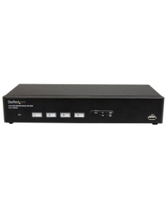 StarTech.com Switch KVM VGA USB a 4 porte con tecnologia di commutazione rapida DDM e cavi 2