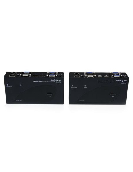 StarTech.com Extender console KVM a doppio VGA USB tramite Cat5 - 200 m