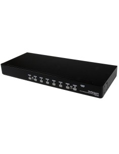 StarTech.com Switch KVM USB PS 2 a 8 porte montabile a rack 1U, con OSD