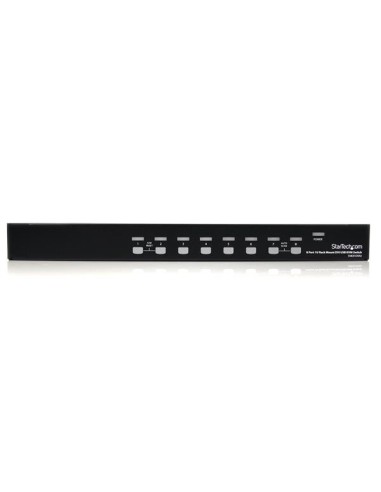 StarTech.com Switch KVM DVI USB a 8 porte montabile a rack 1U