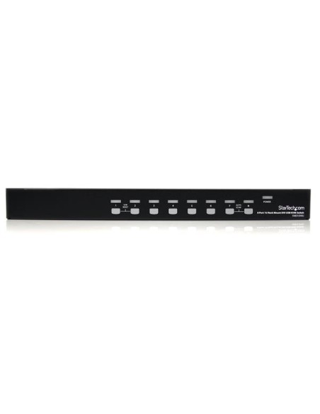 StarTech.com Switch KVM DVI USB a 8 porte montabile a rack 1U