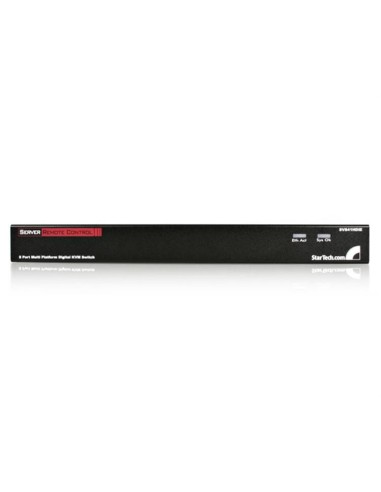 StarTech.com Switch KVM Digital IP USB PS 2 a 8 porte montabile su rack